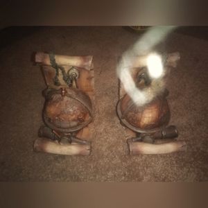Globe Book Ends, a Pair
